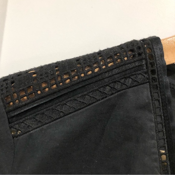 Catherine Malandrino black mid calf long dress. Size 0. Made in China.100 cotton - Picture 8 of 11